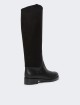 Чорні чоботи MAX MARA зі шкіри: фото 2 - Invogue