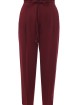 Бордовые брюки MARELLA: фото 2 - Invogue