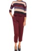 Бордовые брюки MARELLA: фото 3 - Invogue