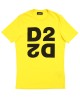 Жовта футболка DSQUARED KID : фото 2 - Invogue