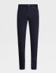 Темно-сині джинси Zegna крою slim з додаванням еластану: фото - Invogue