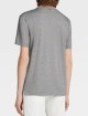 Серая базовая футболка Zegna из хлопкового трикотажа с эмблемой: фото 2 - Invogue