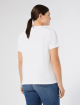 Біла футболка MARINA RINALDI з принтом: фото 3 - Invogue