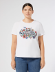 Біла футболка MARINA RINALDI з принтом: фото 2 - Invogue