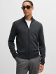 Чорний кардиган BOSS з натуральної вовни та бавовни: фото 1 - Invogue