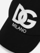 Чорна кепка DOLCE&GABBANA з вишивкою логотипа: фото 1 - Invogue