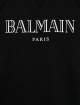 Чорний світшот BALMAIN з логотипом: фото 2 - Invogue