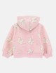 Рожеве худі MONNALISA з контрастним принтом: фото 1 - Invogue