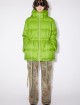 Зелена куртка-пуховик Acne Studios  з капюшоном: фото 1 - Invogue