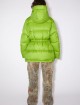 Зелена куртка-пуховик Acne Studios  з капюшоном: фото 2 - Invogue
