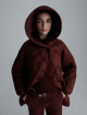 Бордовая куртка MARELLA стеганая: фото 2 - Invogue