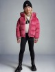 Рожева куртка MONCLER ENFANT: фото 4 - Invogue