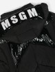 Чорна куртка-пуховик MSGM Kids з логотипом: фото 2 - Invogue