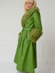Зелене пальто SAKS POTTS : фото 3 - Invogue