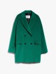 Зеленое пальто MAX MARA из шерсти и кашемира: фото - Invogue