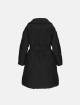 Чорне пальто MONNALISA стьобане: фото 2 - Invogue