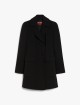 Черное пальто Max Mara дастер: фото - Invogue