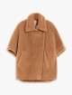 Темно-бежевий кейп MAX MARA із коротким рукавом: фото - Invogue