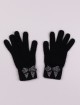 Чорні рукавички MONNALISA : фото - Invogue