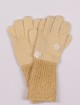 Жовті рукавички MONNALISA : фото - Invogue