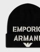 Чорна шапка EMPORIO ARMANI KIDS : фото 2 - Invogue