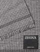 Темно-сірий шарф в мікропринт Zegna з бленду вовни та кашеміру: фото 2 - Invogue