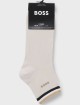 Бежевые носки 2 пары BOSS из хлопка: фото 2 - Invogue