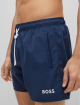 Синие шорты пляж BOSS: фото 3 - Invogue