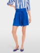 Синие шорты Marc Cain из смеси льна и вискозы: фото 3 - Invogue