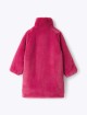 Шуба цвета фуксии IL GUFO из экомеха: фото 1 - Invogue