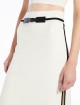 Молочная юбка Max Mara с разрезами: фото 3 - Invogue
