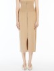 Темно-бежева спідниця Sportmax з високою талією: фото 1 - Invogue