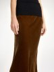 Коричневая юбка Malene Birger макси: фото 3 - Invogue