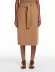 Темно-бежева спідниця-олівець Max Mara вовняна: фото 1 - Invogue
