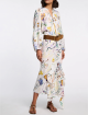 Лляна спідниця Dorothee Schumacher з квітковим принтом: фото 2 - Invogue