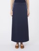 Темно-синя спідниця WEEKEND MAX MARA атласна: фото 2 - Invogue