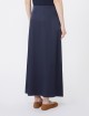 Темно-синя спідниця WEEKEND MAX MARA атласна: фото 3 - Invogue