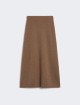 Коричневая юбка MAX MARA из кашемира: фото - Invogue