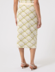 Кремовая юбка MARINA RINALDI с жаккардовым узором: фото 3 - Invogue