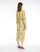 Жовта сукня-сорочка Weekend з принтом: фото 2 - Invogue