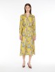 Жовта сукня-сорочка Weekend з принтом: фото 4 - Invogue