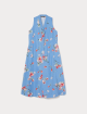 Блакитна сукня Marina Rinaldi з квітковим принтом: фото - Invogue