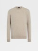 Бежевий светр Zegna з кашеміру Oasi: фото - Invogue
