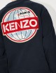 Темно-синий свитер KENZO с логотипом в виде земного шара: фото 4 - Invogue