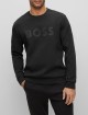 Чёрный свитшот BOSS: фото 2 - Invogue