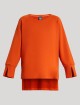 Оранжевый свитшот PERSONA: фото - Invogue