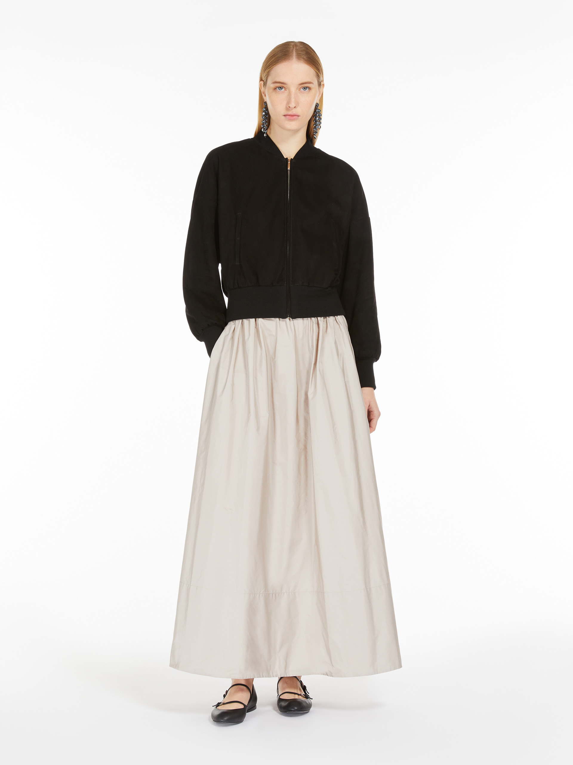 Черный бомбер Max Mara замшевый - купить на Invogue — арт 94460141