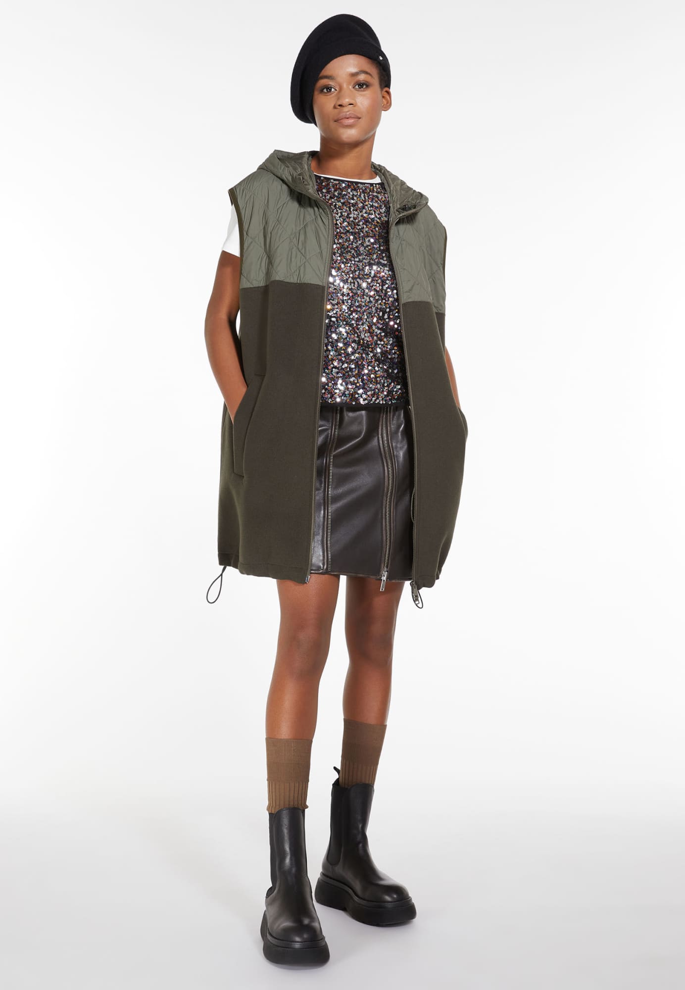 Зелёный жилет WEEKEND MAX MARA - купить на Invogue — арт 52960139