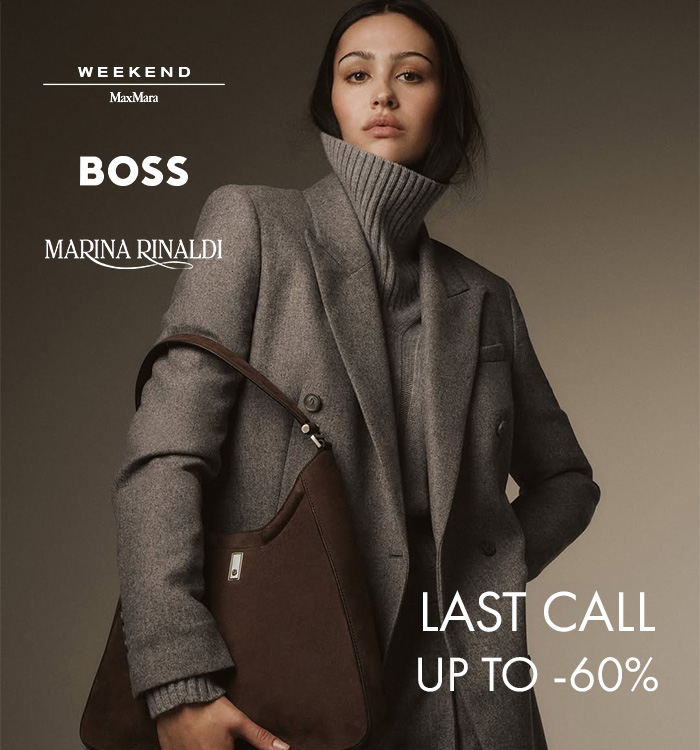 FW25 Sale — Up to 60% Off BOSS, Weekend Max Mara, Marina Rinaldi