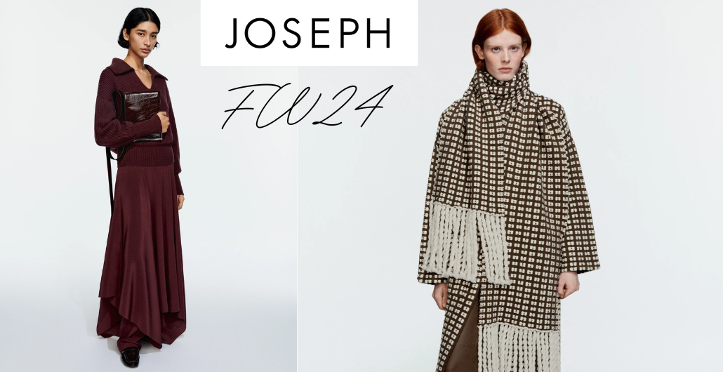 Відхід від оверсайзу в колекції FW24 від Joseph Відхід від оверсайзу в колекції FW24 від Joseph